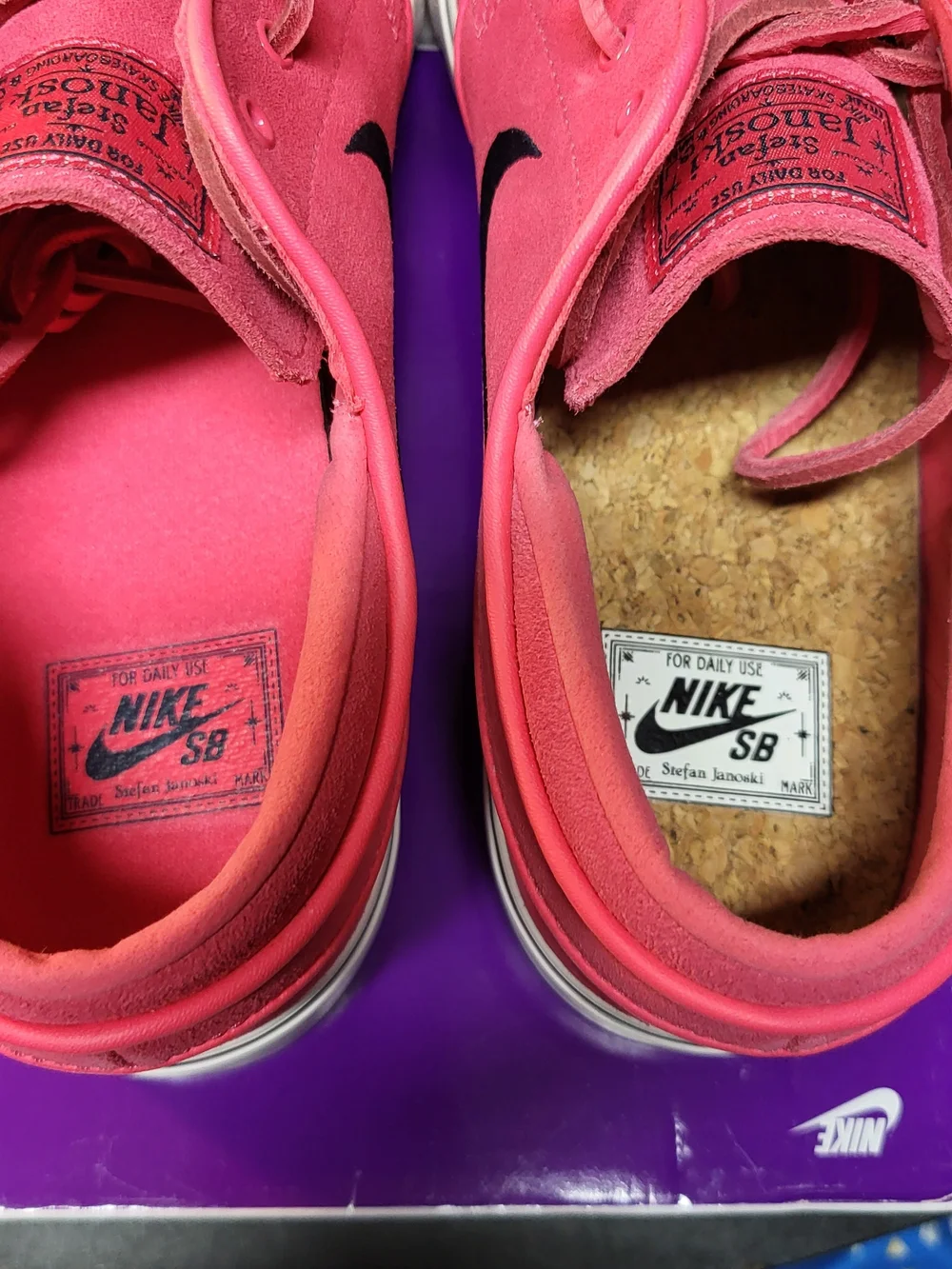 *NEW* Nike SB Zoom Stefan Janoski OG+ Pink Navy Shoes Size Men's 8 Women's 9.5